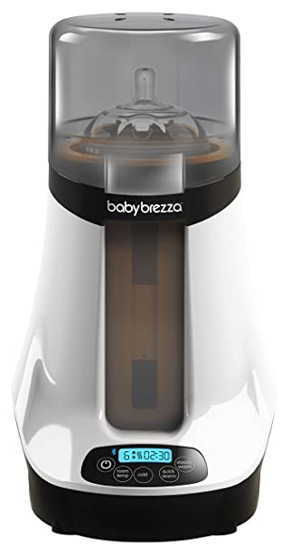 Photo 1 of Baby Brezza Safe & Smart Electric Baby Bottle Warmer, Breastmilk Warmer + Baby Food Warmer + Defroster - Universal Warmer Fits All Feeding Bottles: Glass + Plastic – Wireless Bluetooth Control
