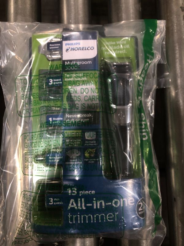 Photo 1 of Philips Norelco Multigroomer All-in-One Trimmer Series 3000, 13 Piece Mens Grooming Kit, for Beard, Face, Nose, and Ear Hair Trimmer and Hair Clipper
