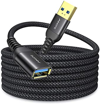 Photo 1 of  6.6FT+6.6FT AINOPE USB 3.0 Extension Cable Type A Male to Female Extension