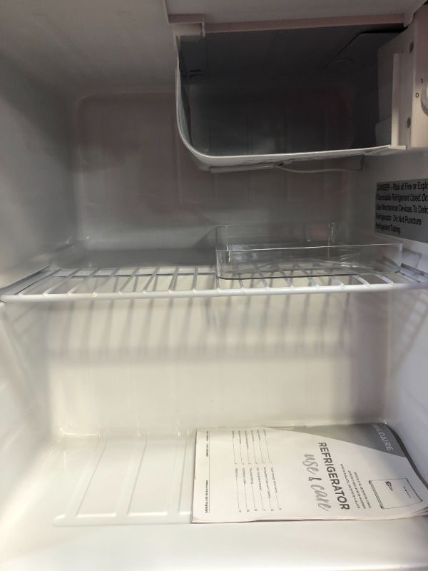 Photo 2 of --PARTS ONLY--Frigidaire 1.6 Cu Ft. Retro Compact Refrigerator with Side Bottle Opener EFR176, Red