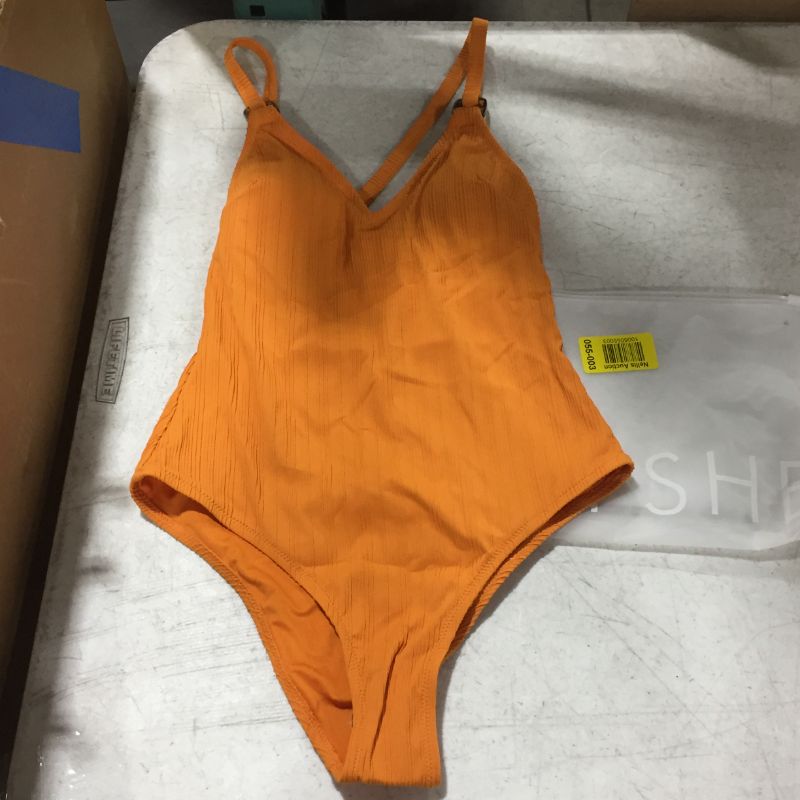 Photo 2 of Saoirse Orange Square-Ring One Piece Swimsuit, small
