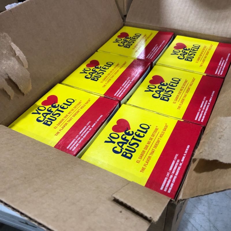 Photo 2 of 6 pack case, Cafe Bustelo K-Cup Packs, Espresso Style. Pack of 12 pods

