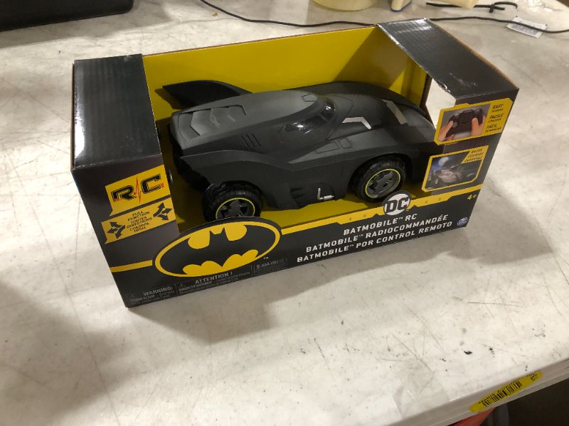 Photo 2 of Batman Batmobile Remote Control Vehicle 1:20 Scale, for Kids Aged 4 and up
