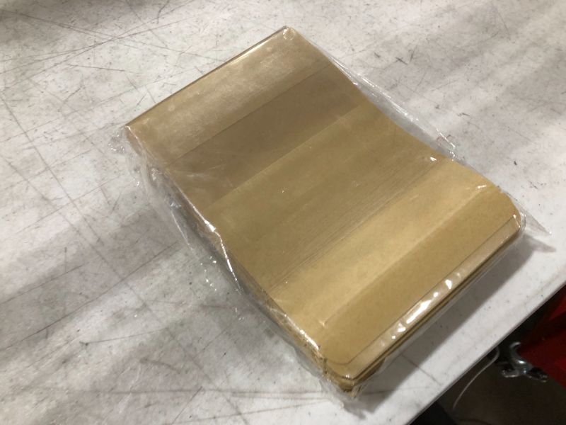 Photo 1 of 50 Pieces of Self-supporting Kraft Paper Bags, Sealed with Reusable Seals, Storing Grain, Coffee Beans, Nuts, Candies, Biscuits(6.1in*8.7in)
