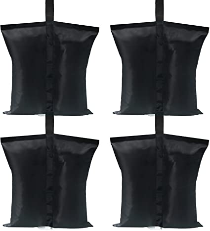 Photo 1 of  Canopy Weights Gazebo Tent Sand Bags,4pcs-Pack (Black)
