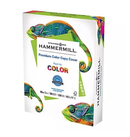 Photo 1 of Premium Color Copy Cover - 100 Bright, 60lb, 8.5 x 11, 250/Pack