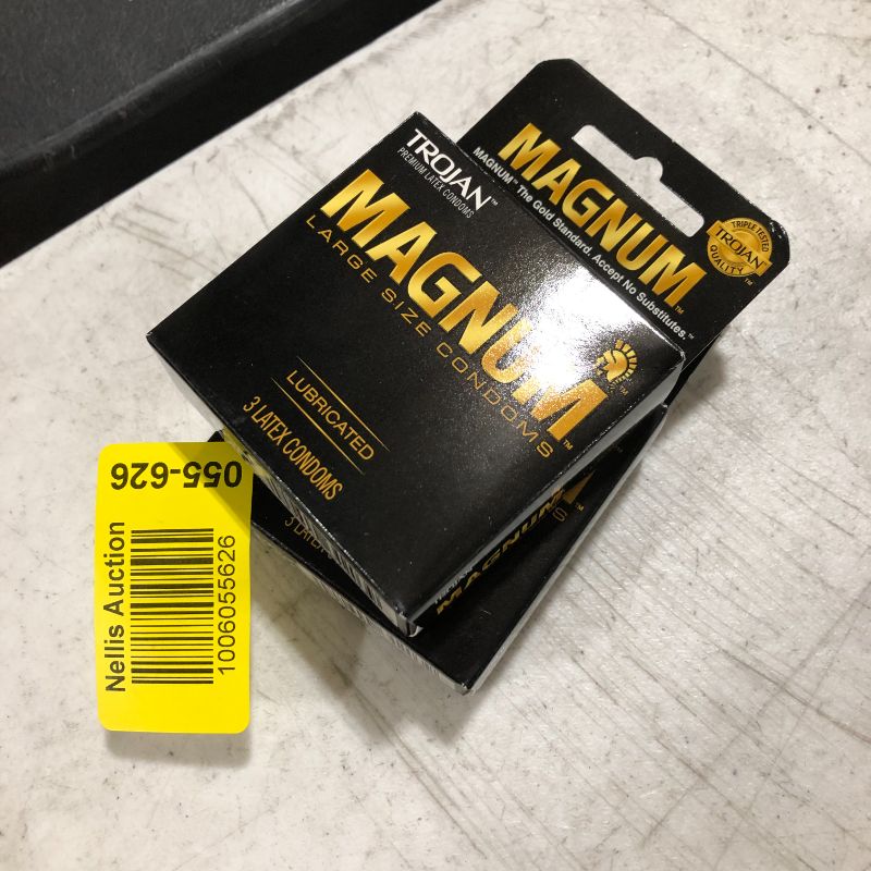 Photo 2 of 2 pack, Magnum Large Size Premium Lubricated Condoms 

