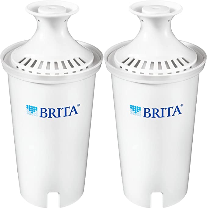 Photo 1 of Brita Standard Water Filter, Standard Replacement Filters for Pitchers and Dispensers, BPA Free, 2 Count
