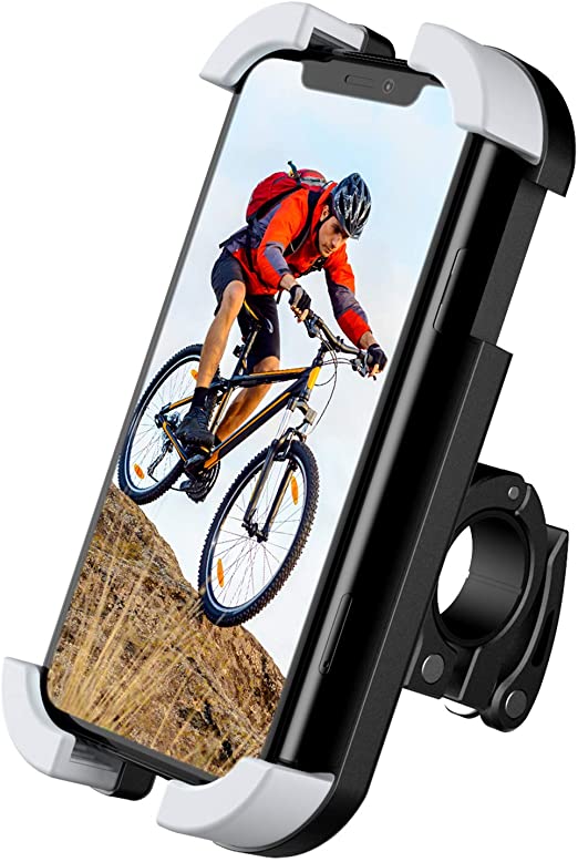 Photo 1 of TIMESS New Bike Motorcycle Phone Mount Holder for Any Smartphone GPS Adjustable, Anti Shake and Stable 360° Rotation Bike Accessories fit for Between 3.5 and 6.5 inches
