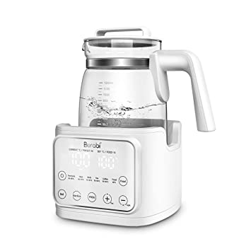 Photo 1 of Burabi Baby Formula Kettle with Accurate Temperature Control, Baby Milk Instant Warmer Formula Maker with 365 Days Keep Warm, BPA-Free Baby Formula Ready, Baby Kettle with Night Light & Cooling Fan…
