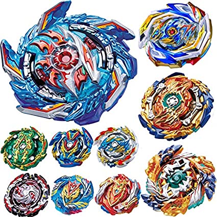 Photo 1 of BaiYunPOY Gyros 10 Pieces Pack, Battling Top Battle Burst High Performance Set, Best Toys Gift for Boys Kids Children
