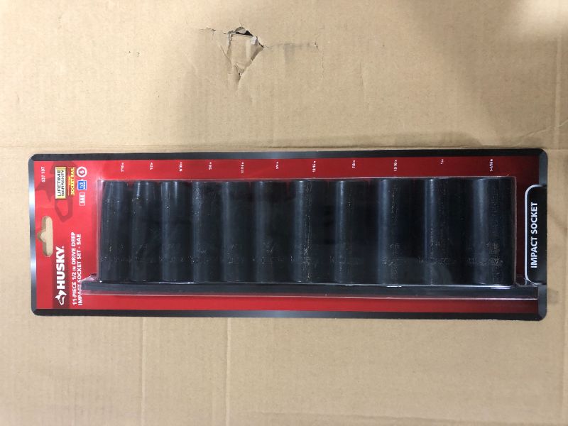 Photo 1 of 1/2 IN. DRIVE DEEP METRIC IMPACT SOCKET SET (11-PIECE) & 1/2 IN. DRIVE DEEP SAE IMPACT SOCKET SET (11-PIECE)