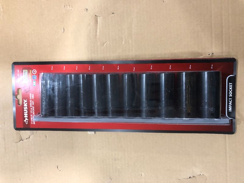 Photo 1 of 1/2 IN. DRIVE DEEP METRIC IMPACT SOCKET SET (11-PIECE) & 1/2 IN. DRIVE DEEP SAE IMPACT SOCKET SET (11-PIECE)