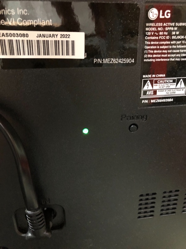 Photo 1 of LG SP9YA 5.1.2 Ch Dolby Atmos Soundbar with Wireless Subwoofer 
