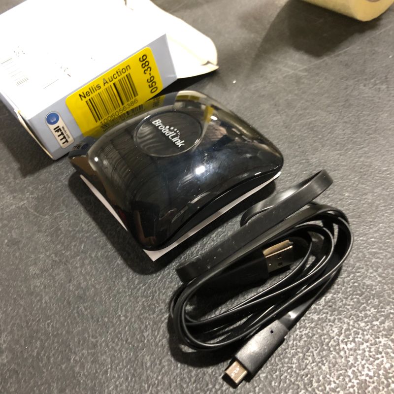 Photo 1 of BroadLink IR/RF Smart Home Hub-WiFi IR/RF Blaster for Home Automation, TV, Curtain, Shades Remote, Smart AC Controller, Works with Alexa, Google Assistant, IFTTT (RM4 pro)
