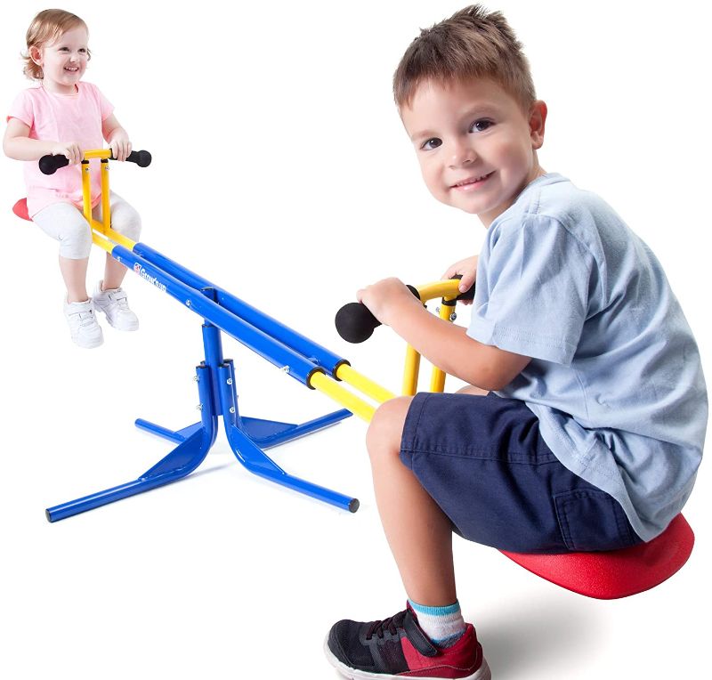 Photo 1 of Grow'n Up Heracles Seesaw, 360 Degrees Rotation Teeter-Totter, Backyard Playground Outdoor seesaw, Sturdy & Durable outdoor play
