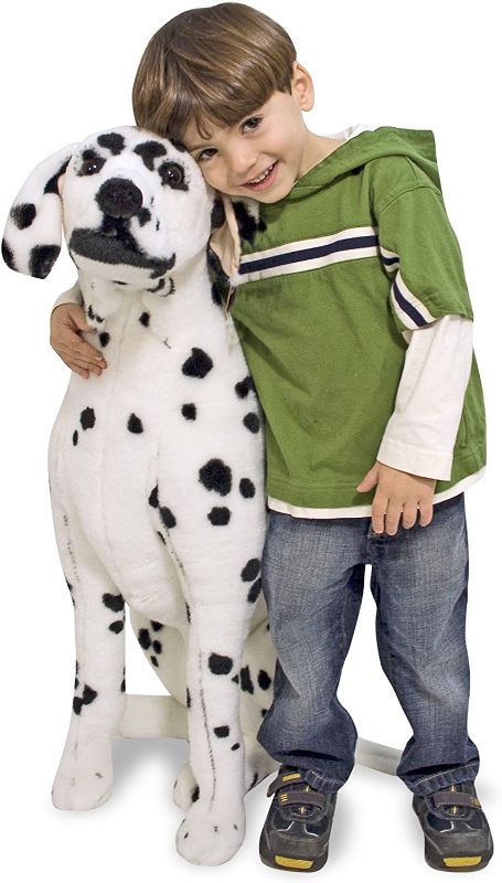 Photo 1 of Melissa & Doug Giant Dalmatian - Lifelike Stuffed Animal Dog (over 2 feet tall)