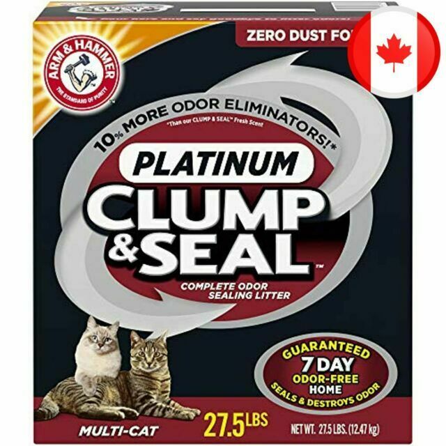 Photo 1 of ARM & HAMMER Clump & Seal Platinum Cat Litter Size: 27.5 lb