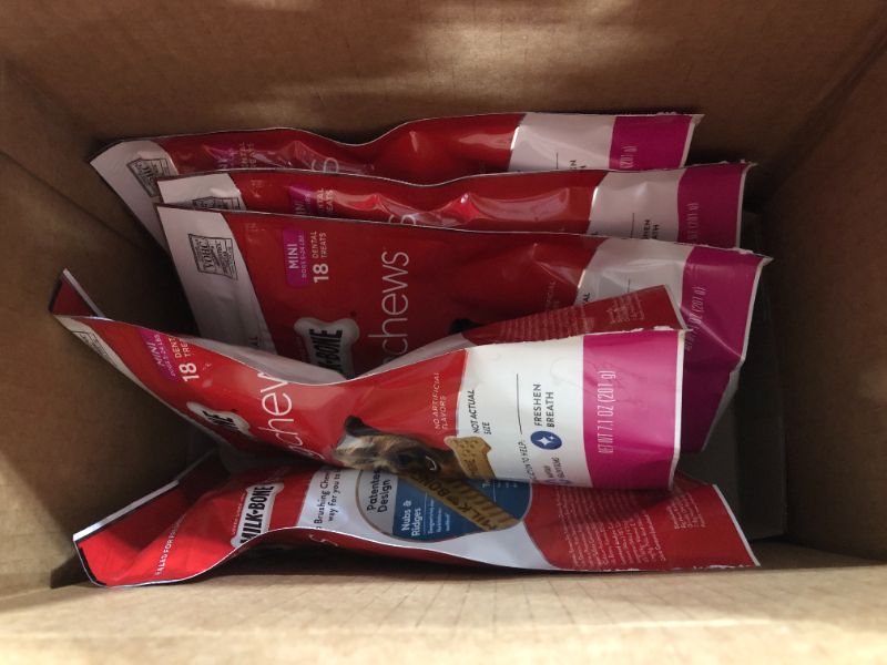 Photo 1 of 5pk of Milk-Bone Original Brushing Chews Daily Dental Dog Treats
