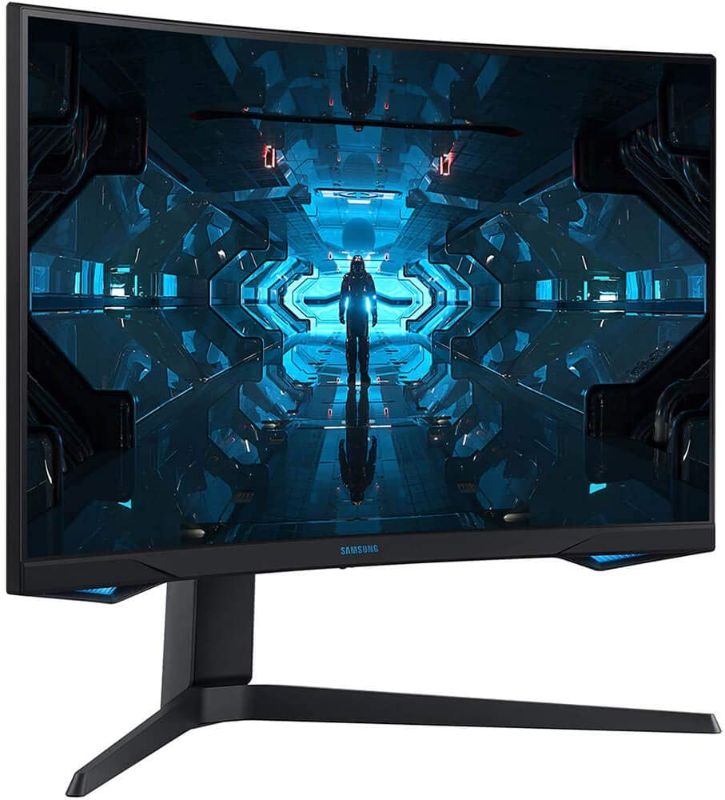 Photo 1 of SAMSUNG Odyssey G7 Series 27-Inch WQHD (2560x1440) Gaming Monitor, 240Hz, Curved, 1ms, HDMI, G-Sync, FreeSync Premium Pro (LC27G75TQSNXZA)
