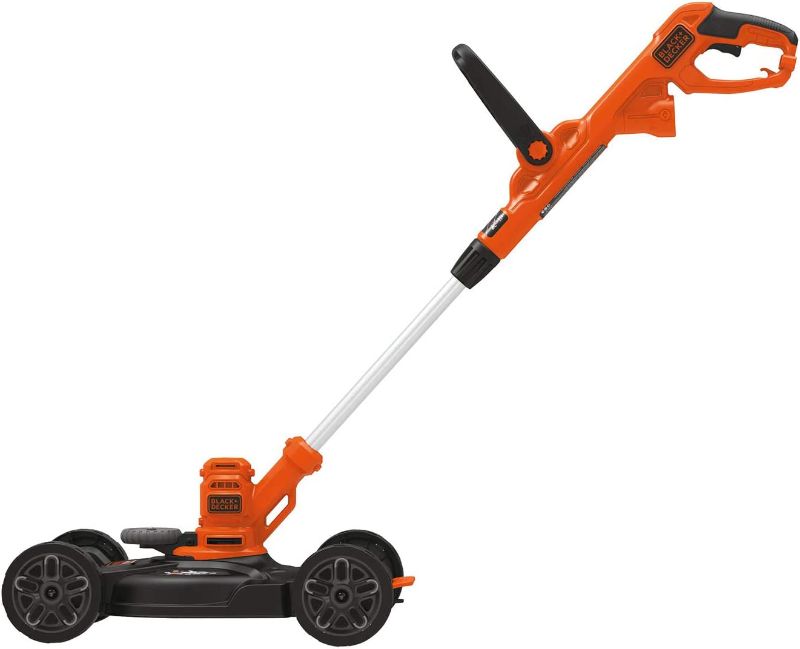 Photo 1 of BLACK+DECKER Electric Lawn Mower, String Trimmer, Edger, 3-in-1, Corded (BESTA512CM)