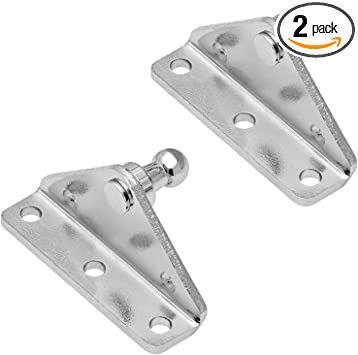 Photo 1 of 3 pack - PAMAGOO 10MM Ball Stud Angled Mounting Brackets L-Type for Gas Spring Struts Props (2)