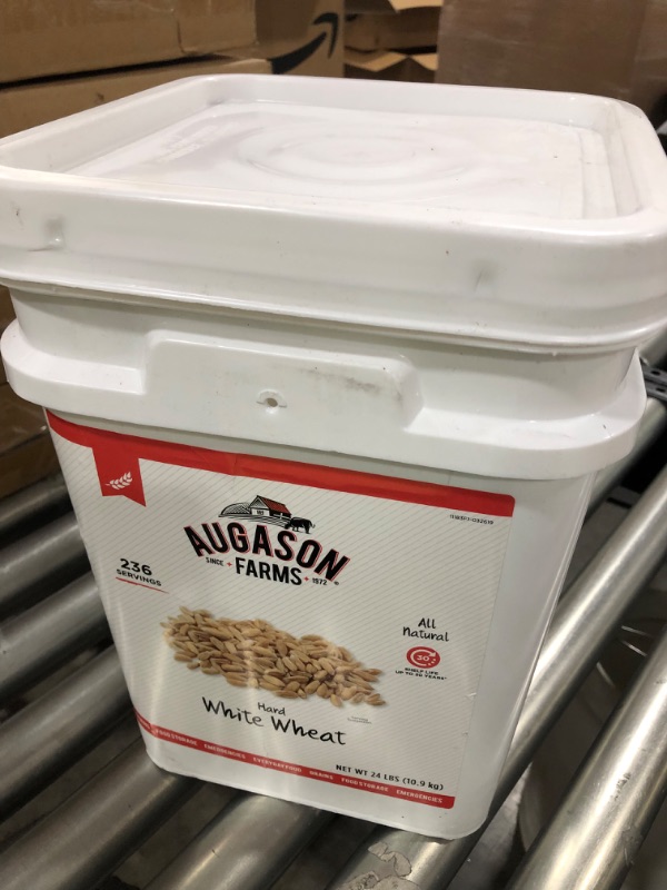 Photo 2 of Augason Farms Hard White Wheat Emergency Food Storage 26 Pound