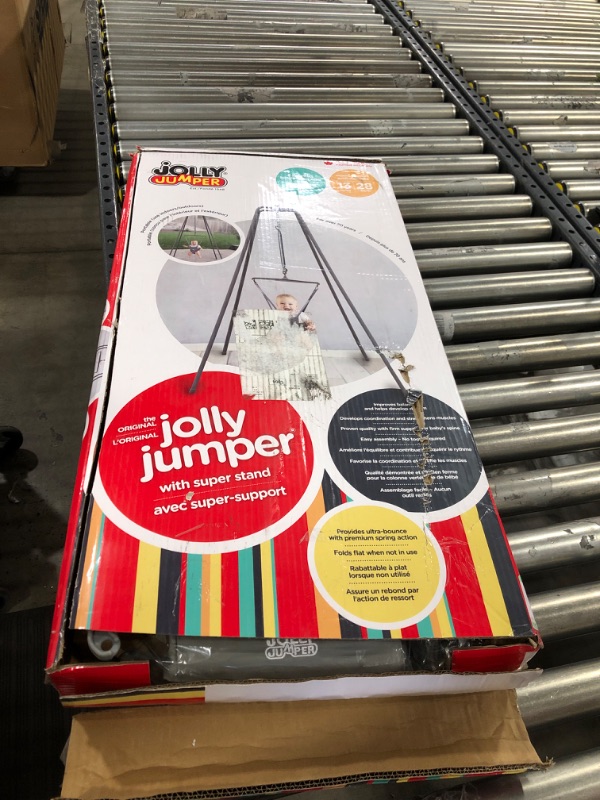 Photo 4 of Jolly Jumper - The Original Baby Exerciser with Super Stand for Active Babies that Love to Jump and Have Fun
