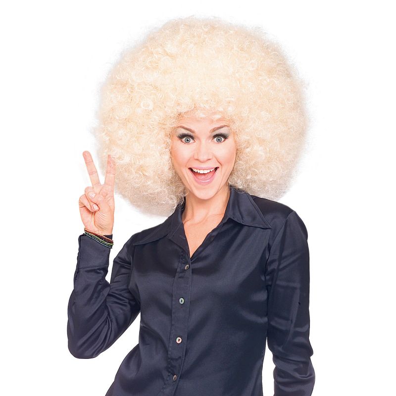 Photo 1 of 286589 Super Afro Wig, Blonde
