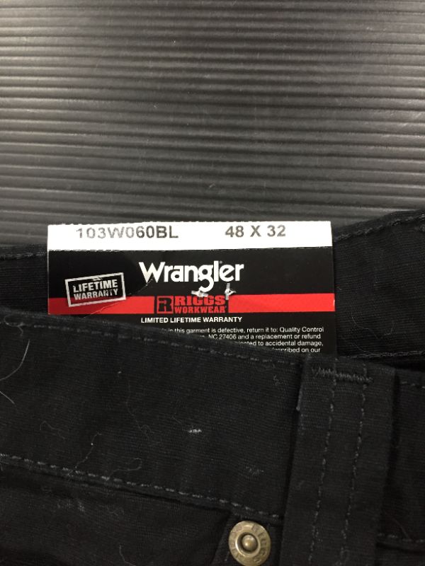 Photo 4 of Big & Tall Riggs Workwear by Wrangler Ranger Pants - Black 48x32
