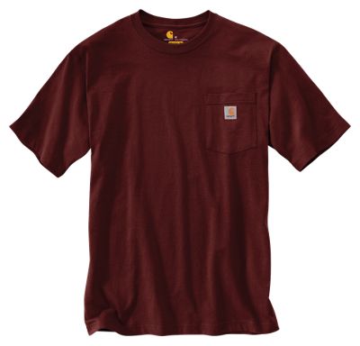 Photo 1 of Carhartt Petite Men's 4X-Large Tall Port Cotton Workwear Pocket Short Sleeve T-Shirt Mid Weight Jersey Original Fit 4XL
