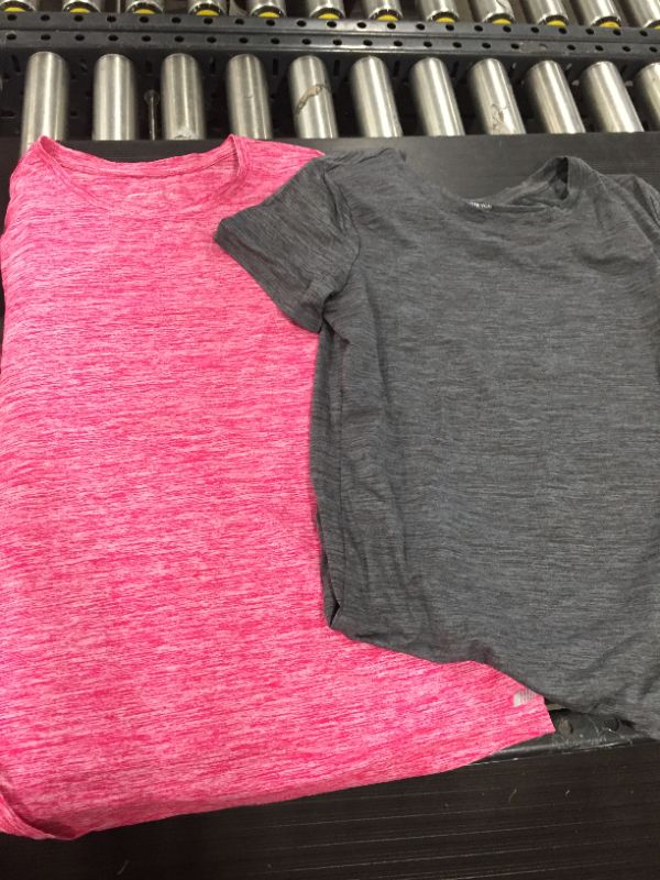 Photo 2 of Essentials Women's 2-Pack Tech Stretch Short-Sleeve Crewneck T-Shirt  - Medium
