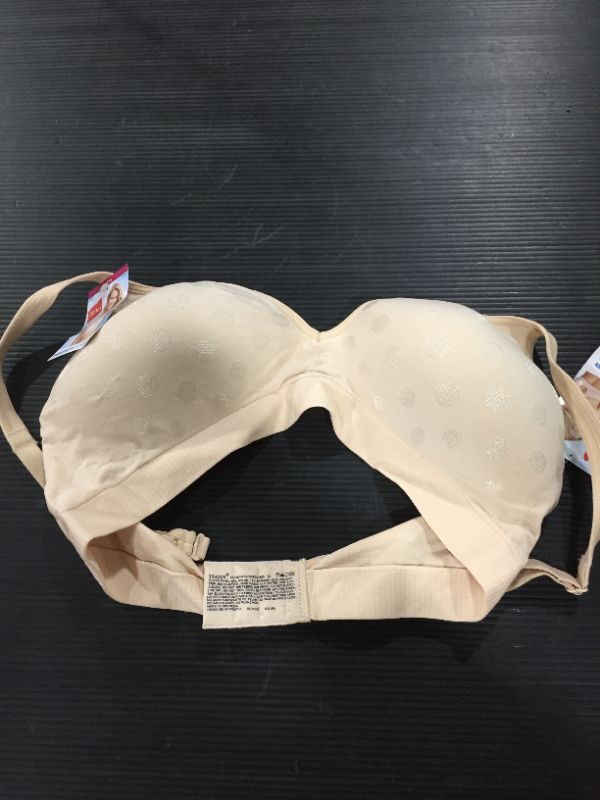 Photo 2 of Hanes Perfect Coverage ComfortFlex Fit Wirefree Bra Soft Taupe M Women S
