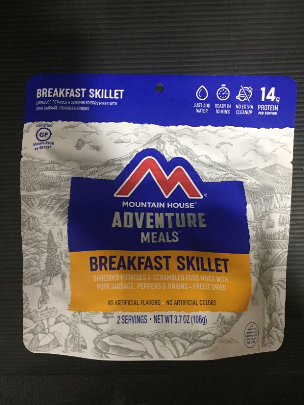 Photo 2 of [Biscuits and Gravy] Mountain House Breakfast Skillet | Freeze Dried Backpacking & Camping Food | Survival & Emergency Food [EXP 7-2050]