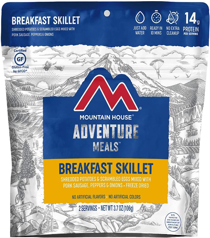 Photo 1 of [Biscuits and Gravy] Mountain House Breakfast Skillet | Freeze Dried Backpacking & Camping Food | Survival & Emergency Food [EXP 7-2050]
