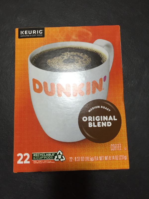Photo 3 of [EXP 4-23-22] Dunkin' Original Blend, Medium Roast, Keurig K-Cup Pods - 22ct
