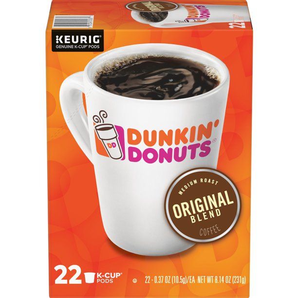Photo 1 of [EXP 4-23-22] Dunkin' Original Blend, Medium Roast, Keurig K-Cup Pods - 22ct