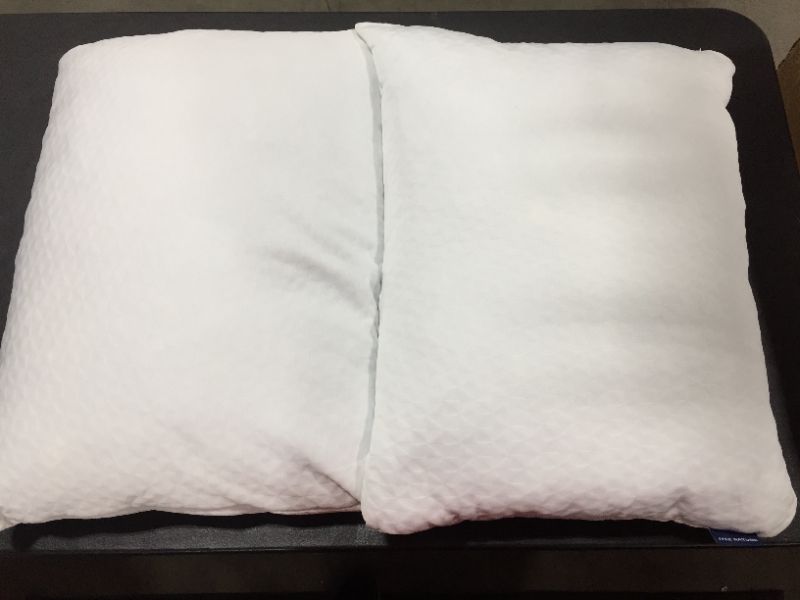 Photo 4 of [2 Pack] Shredded Memory Foam Pillows for Sleeping Bamboo Pillow