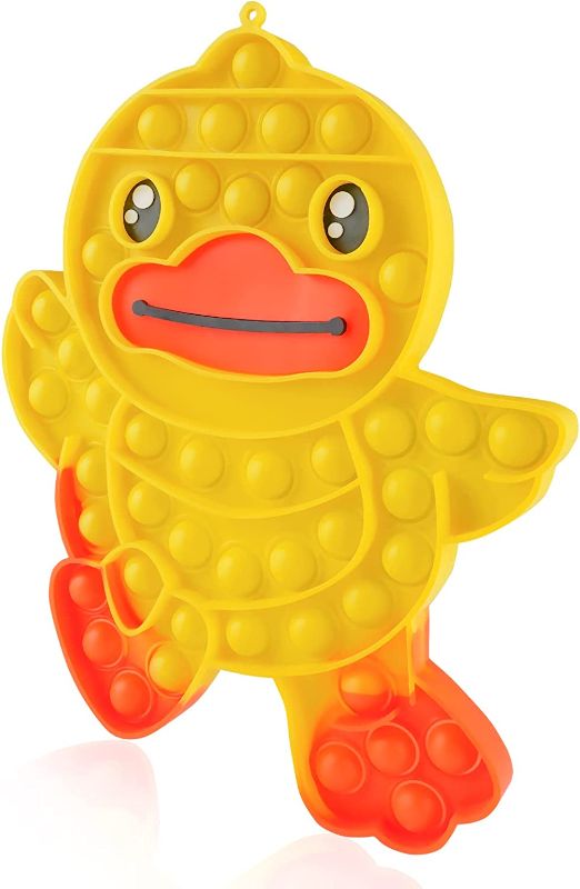 Photo 3 of [2 Pack] Pop It Game + Big Pop It Duckling