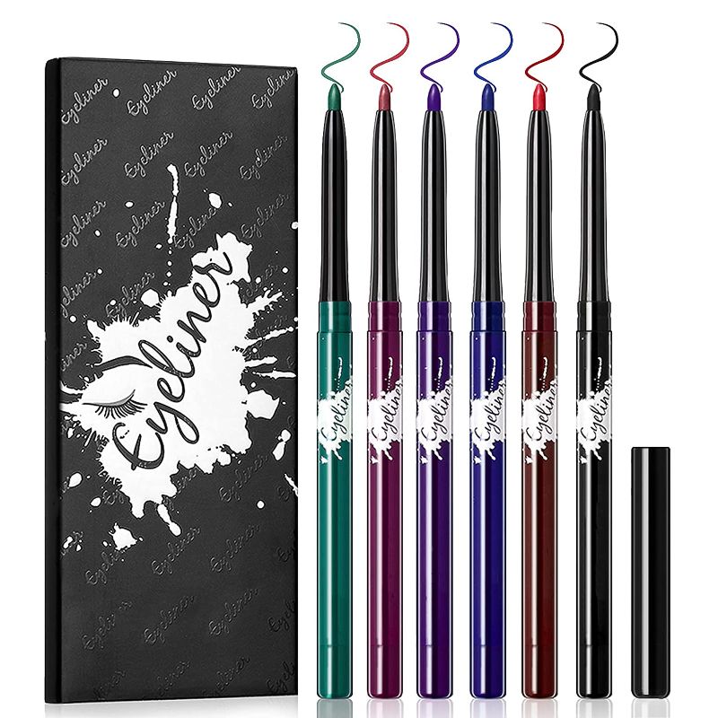 Photo 1 of NewBang 6 Colors Eyeliner Pen Set,Matte Colorful Eyeliner