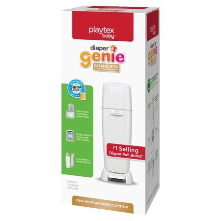 Photo 1 of Playtex Baby Diaper Genie Complete Diaper Pail, 1 Refill