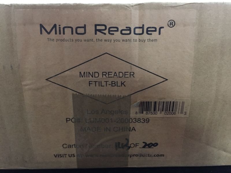 Photo 4 of Mind Reader Tilting Ergonomic Foot Rest, Smooth Surface, Adjustable Angles, Black