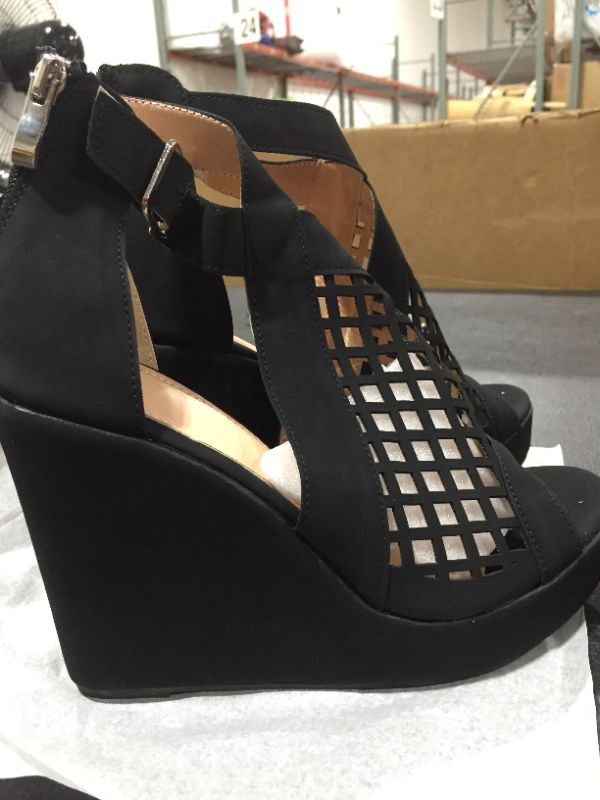 Photo 2 of [Size 39] Ladies Black Wedges