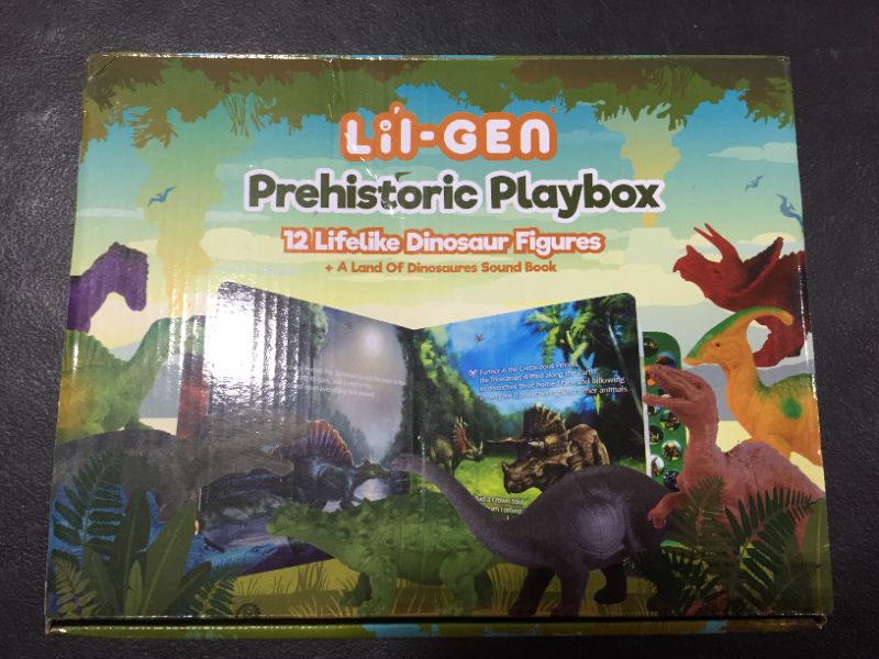 Photo 5 of Li'l-Gen Dinosaur Toys for Kids - Interactive Dinosaur Sound Book with Realistic Dinosaur Roars