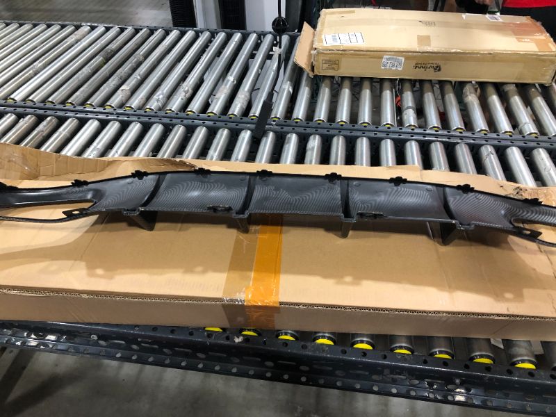 Photo 3 of IKON MOTORSPORTS, Rear Bumper Lip Diffuser Compatible With 2015-2022 Dodge Charger SRT, Ikon Style Valance Body Kit, Carbon Fiber Print, 2016 2017 2018 2019