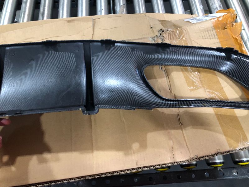 Photo 1 of IKON MOTORSPORTS, Rear Bumper Lip Diffuser Compatible With 2015-2022 Dodge Charger SRT, Ikon Style Valance Body Kit, Carbon Fiber Print, 2016 2017 2018 2019