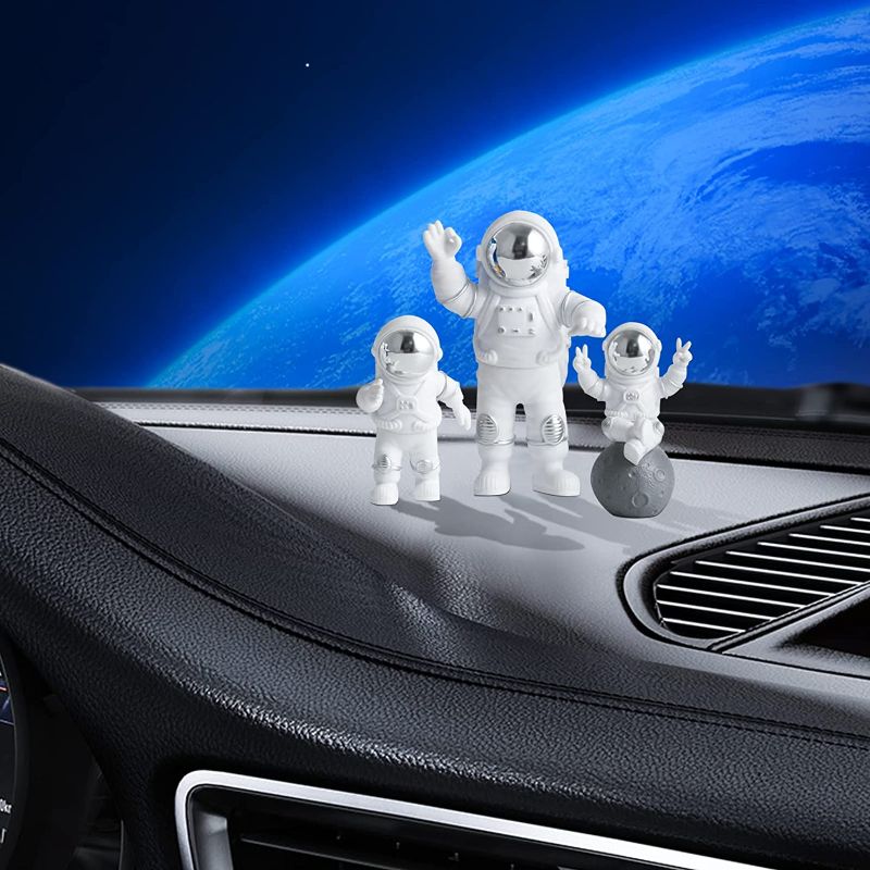 Photo 2 of 3Pcs Astronaut Statue Decor Set