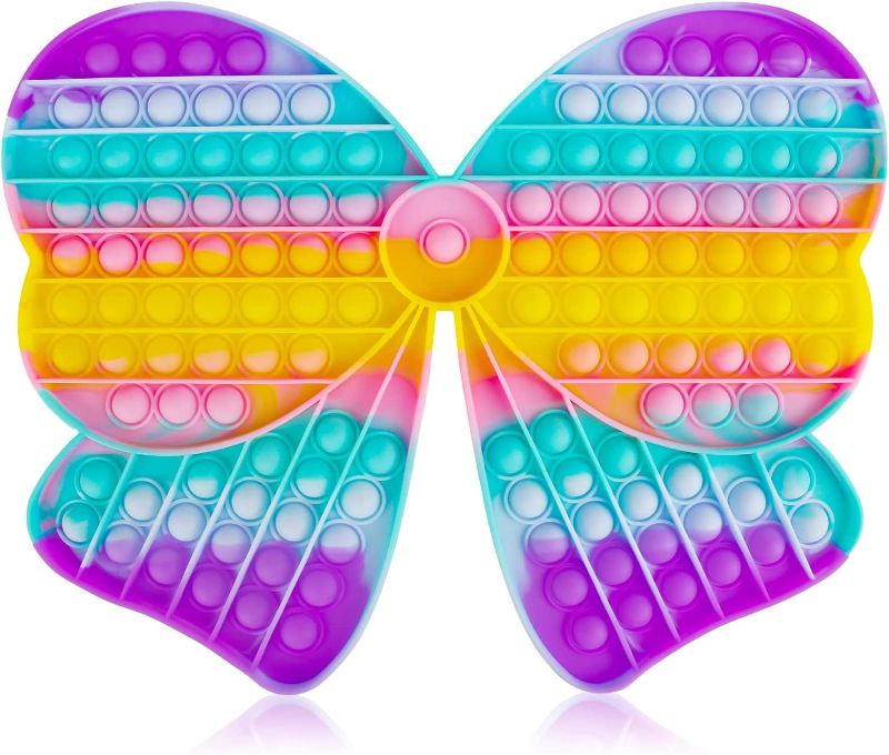 Photo 1 of  Oversized Anxiety Stress Relief Rainbow Butterfly