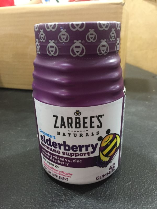 Photo 3 of Children's Elderberry Immune Support 42 Count by Zarbees [EXP 7-22]