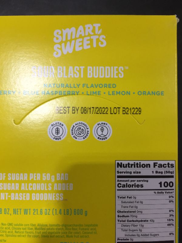 Photo 4 of [12 Pack] Kick Sugar Keep Candy- Sour Blast Buddies